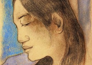 By Gauguin - Profile of a tahitian